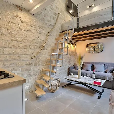 Apartment Walking Distance From Marais With Ac Paris